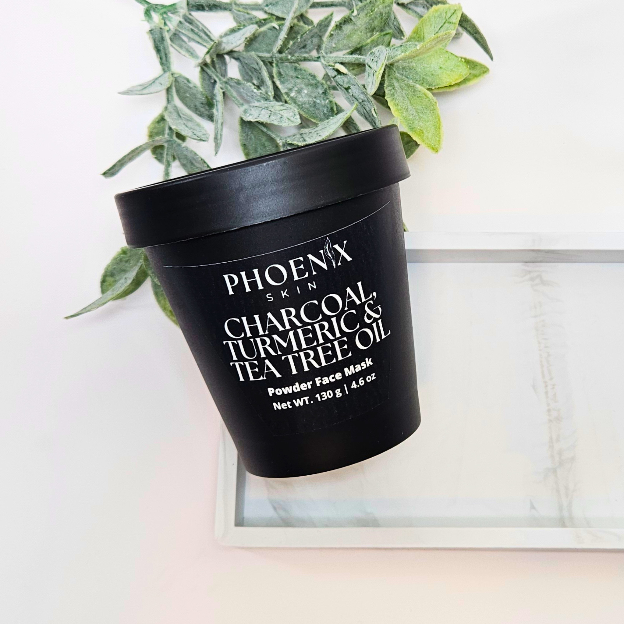 Charcoal, Turmeric & Tea Tree Oil Powder Face Mask