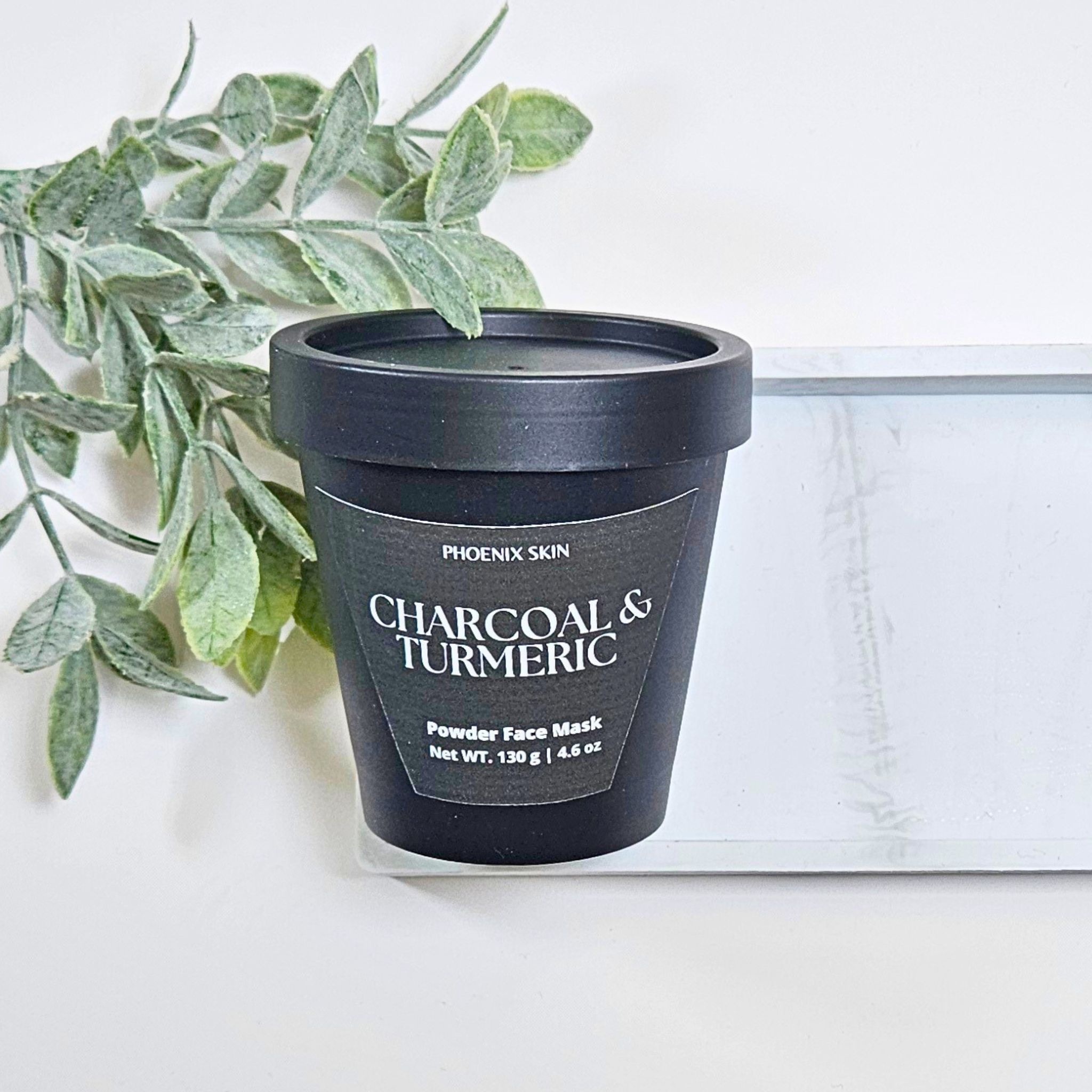 Charcoal & Turmeric Powder Face Mask