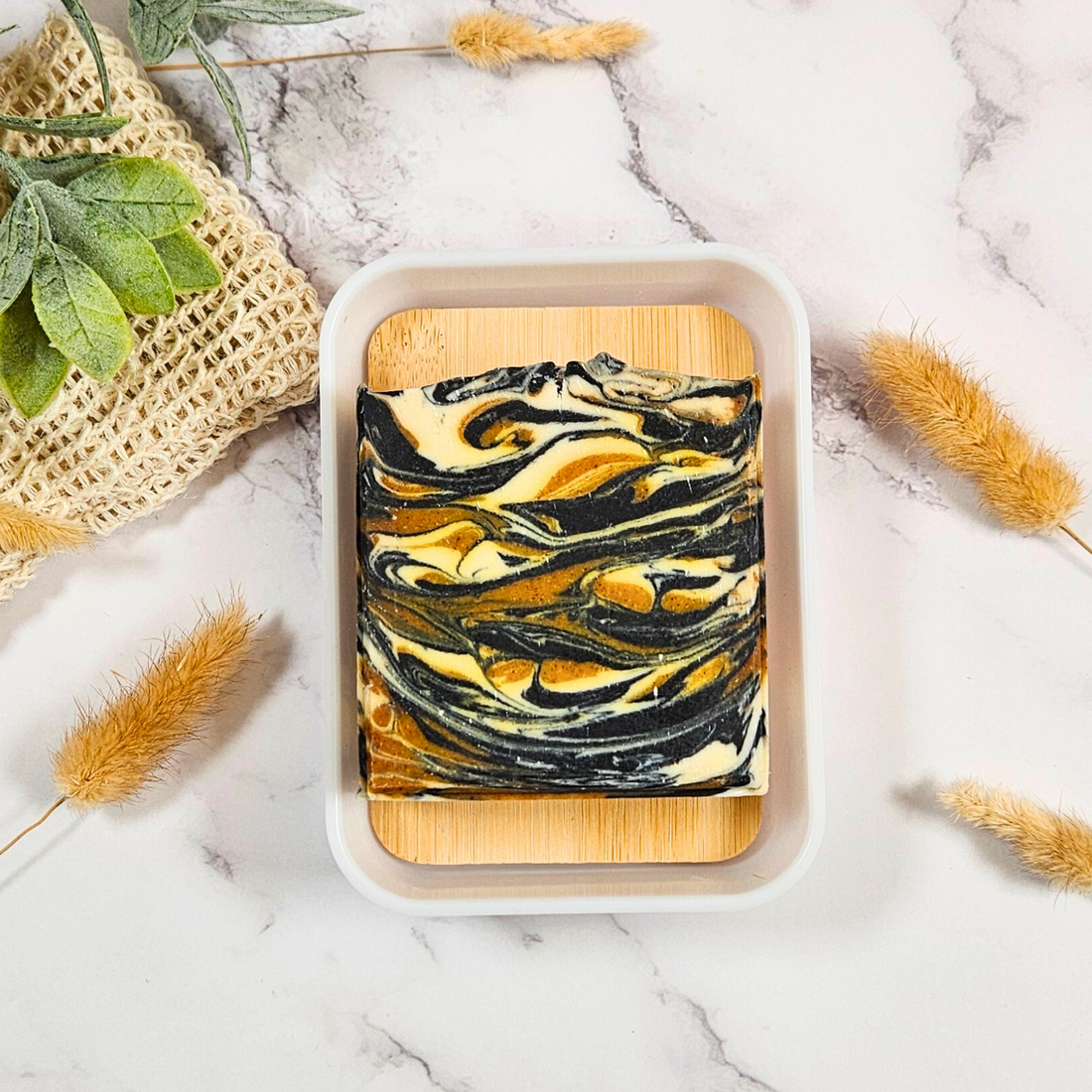 Charcoal, Turmeric &amp; Tea Tree Oil Artisan Soap