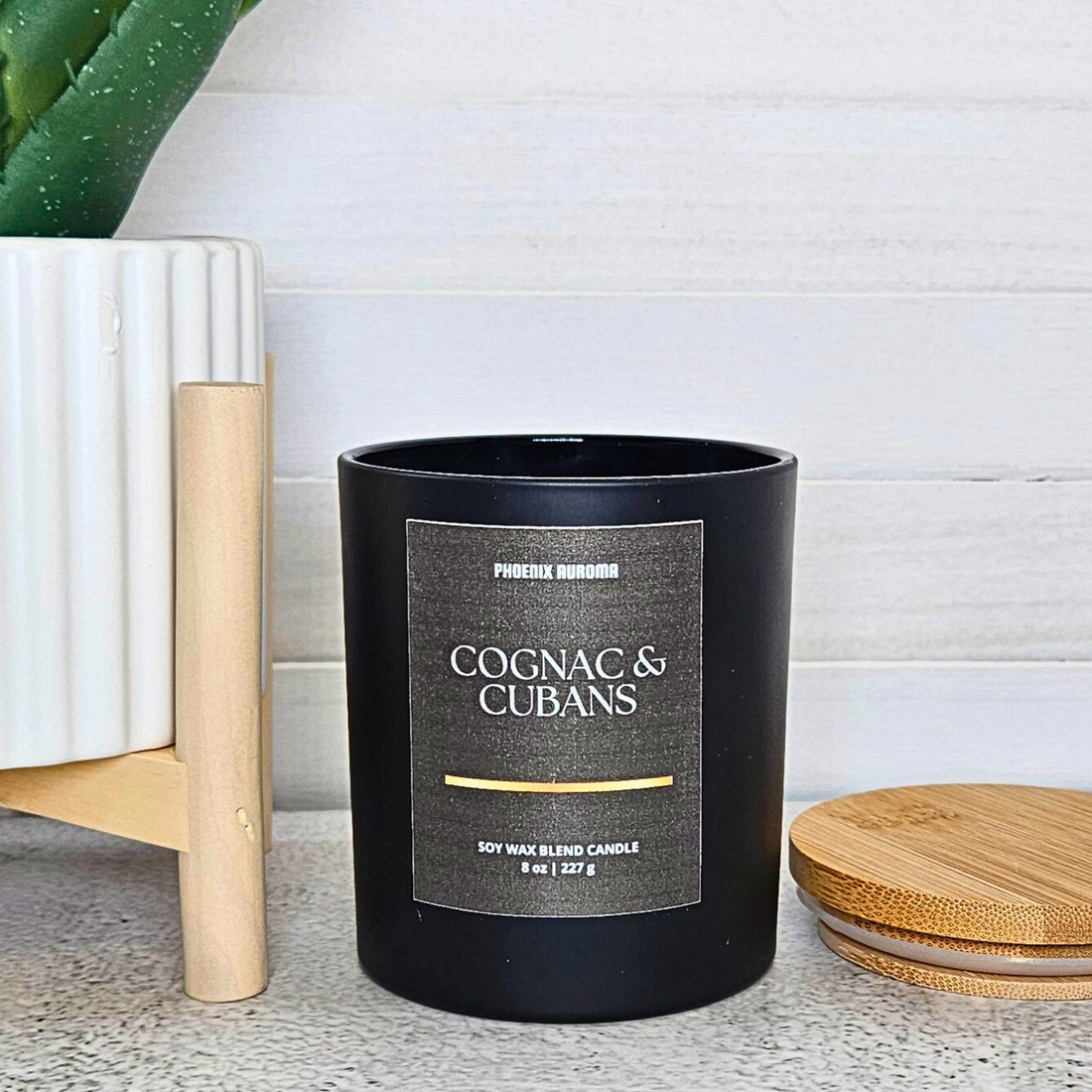 Cognac &amp; Cubans Candle
