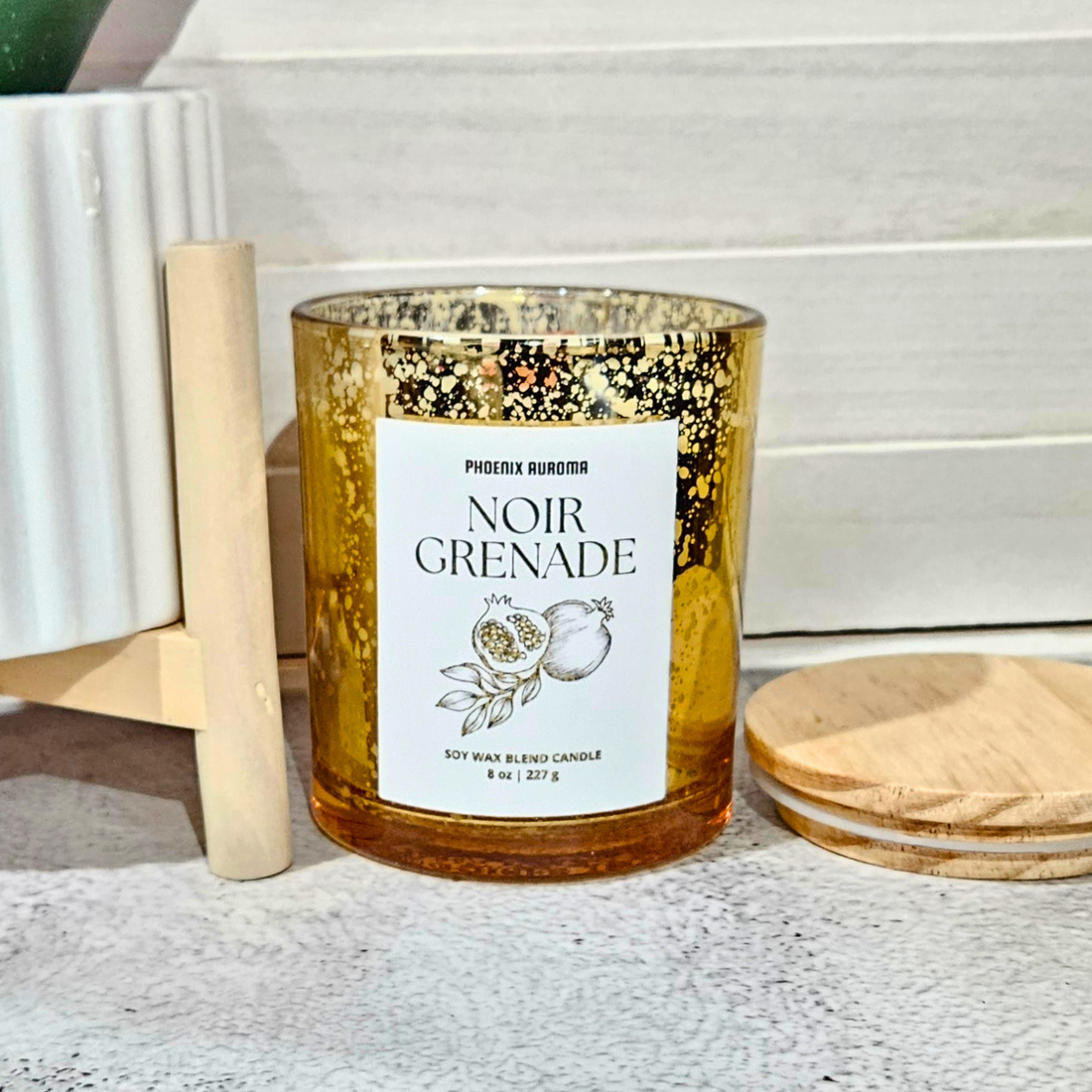 Noir Grenade Candle