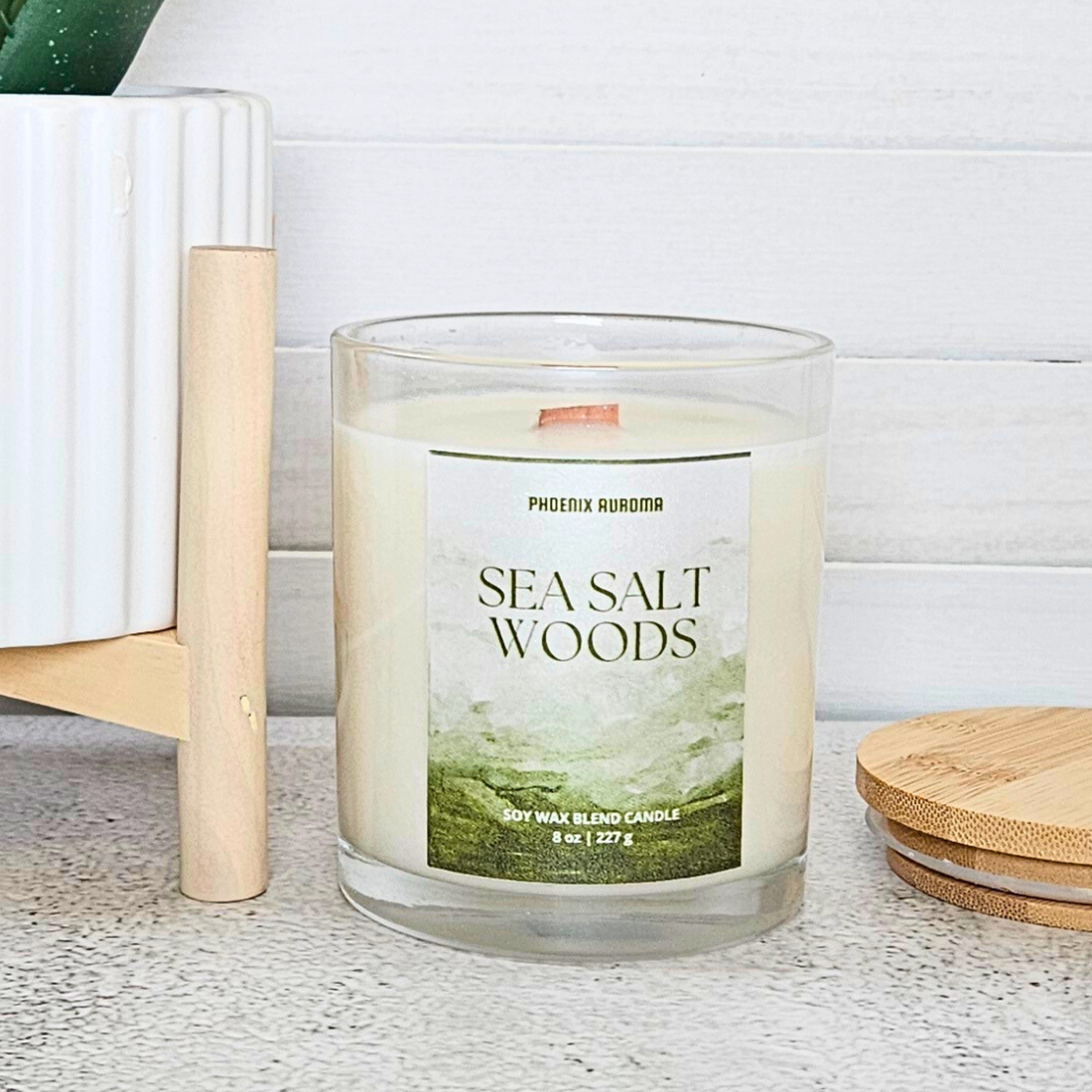 Sea Salt Woods Candle