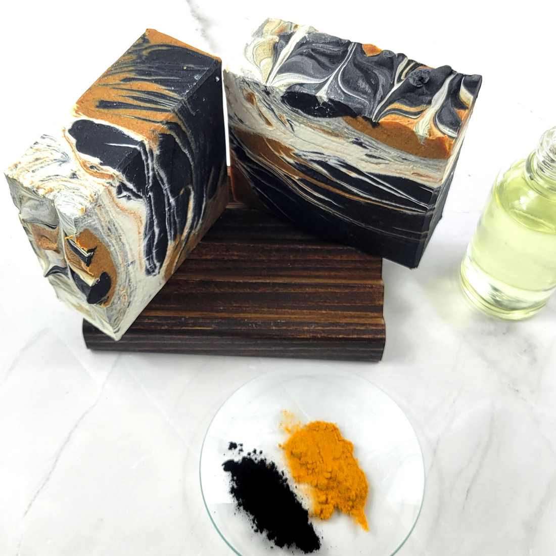 Charcoal, Turmeric &amp; Tea Tree Oil Artisan Soap